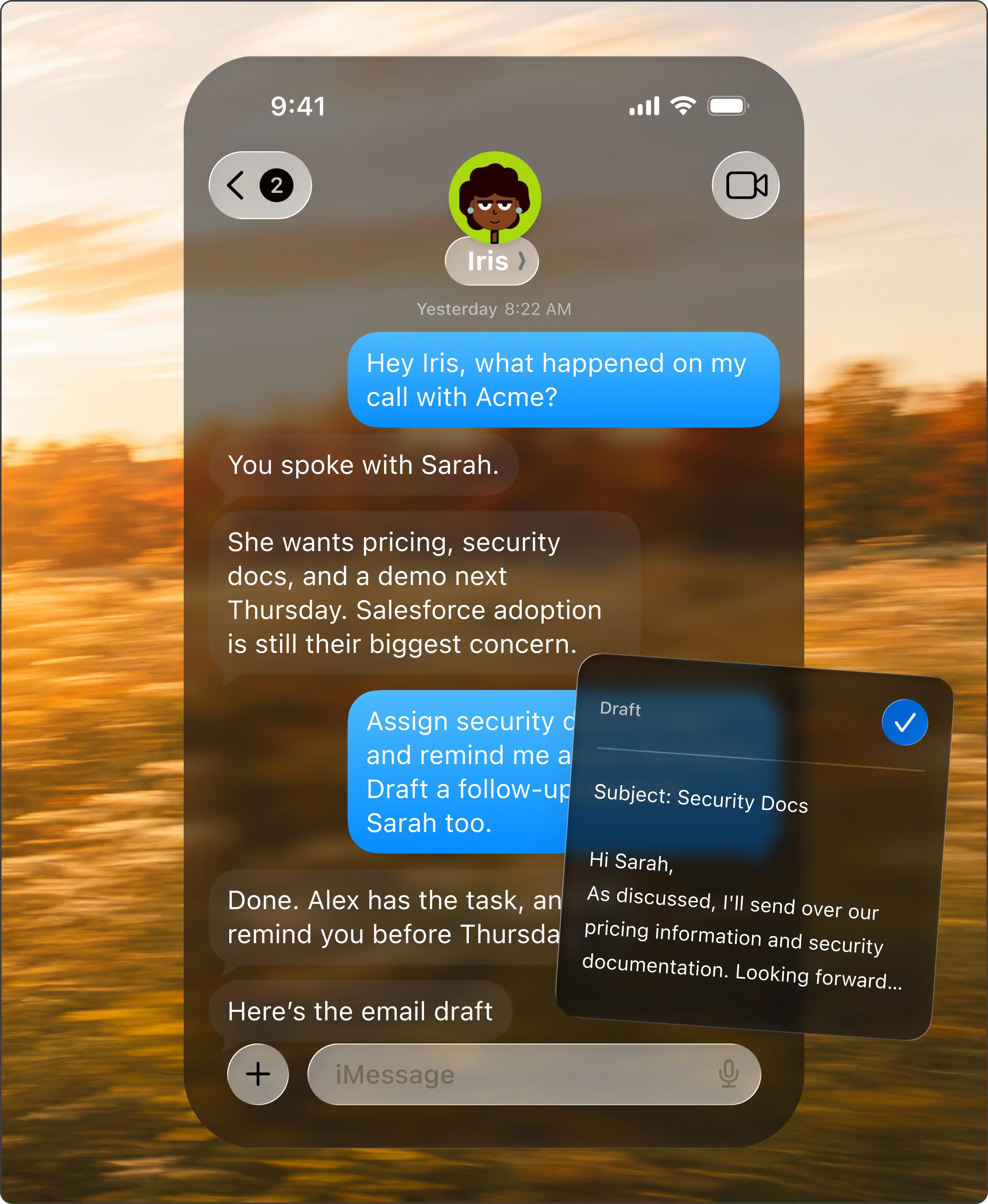 Meet Iris for iMessage